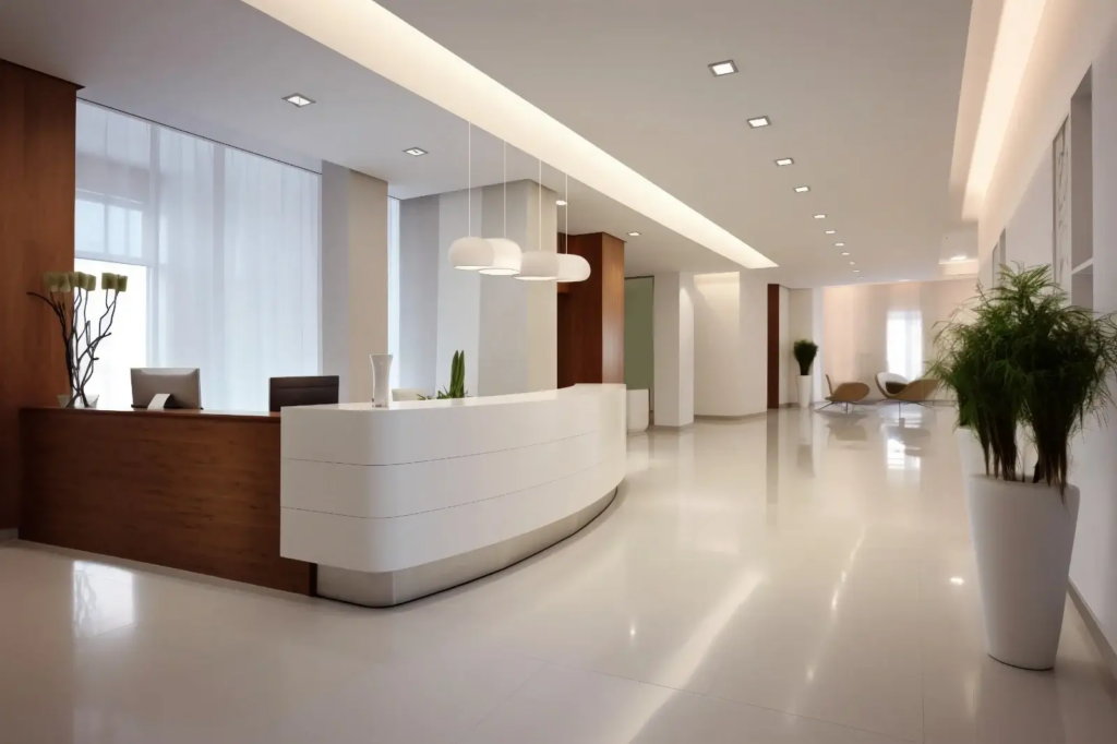 Reception area