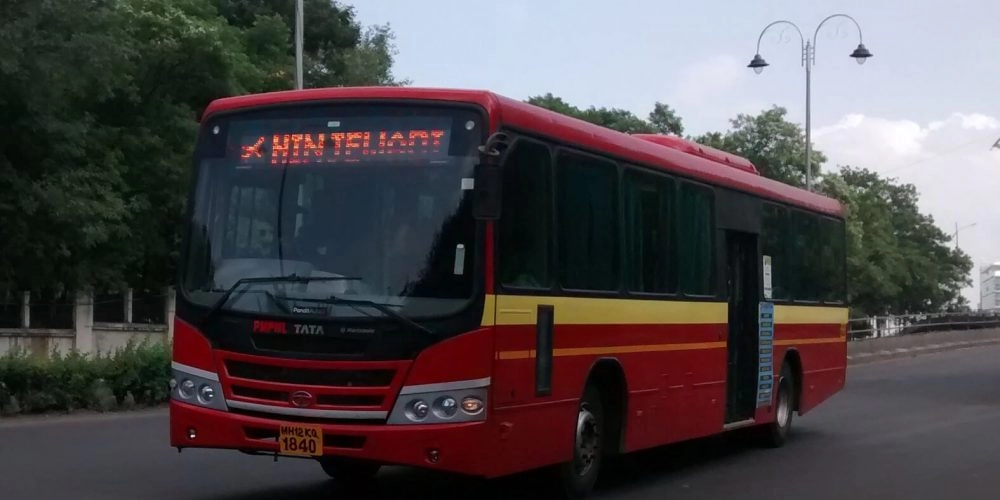 One more luxury bus for Hinjewadi, Wakad IT staff in Wakad, PCMC, Pune