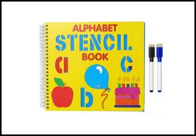 Alphabet stencil book preschool Online Educational Book Store for Pre and Primary schoolers RightDeal.in | online educational book store for pre and primary schoolers rightdeal.in