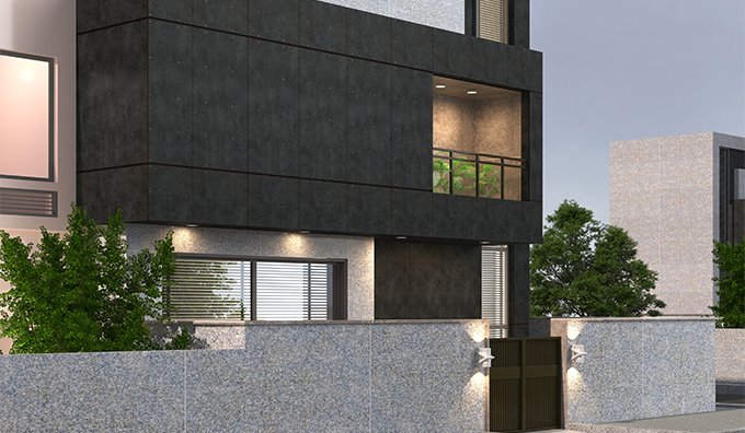 ACP wall cladding