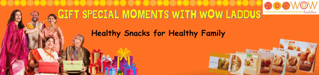 Gift friends & families with Dry Fruits Healthy Laddus from Wow Laddus Box!